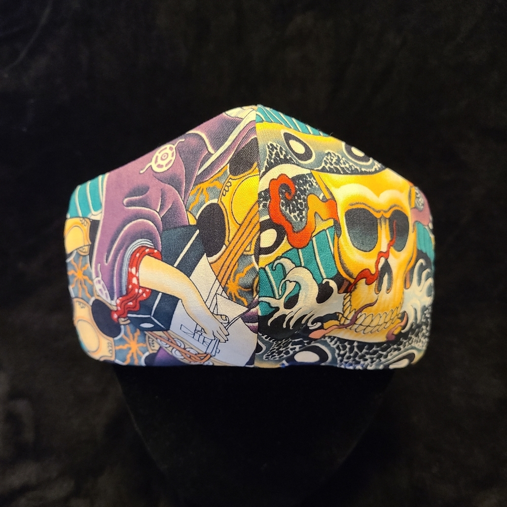 🌺Skull & Guitar Zen Charmer Mask 🌺